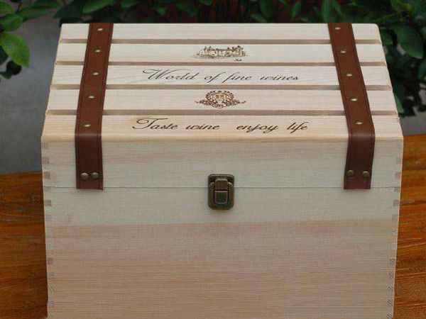 红酒六只木盒